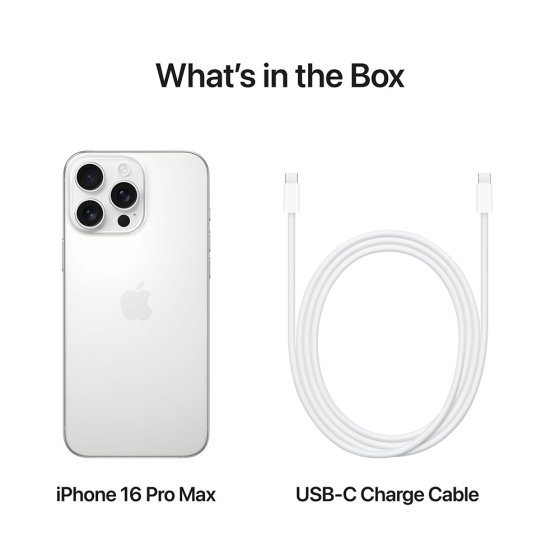 iPhone 16 Pro Max White Titanium 1TB